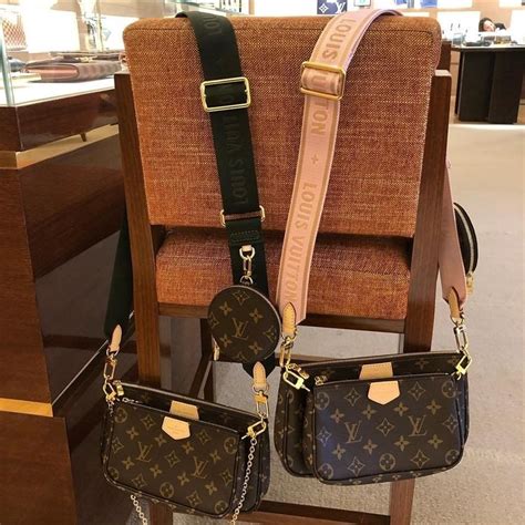 louis vuitton multi pochette brown strap|louis vuitton one strap bag.